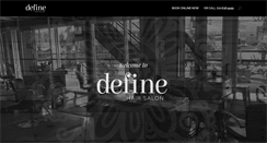 Desktop Screenshot of definehairsalon.com